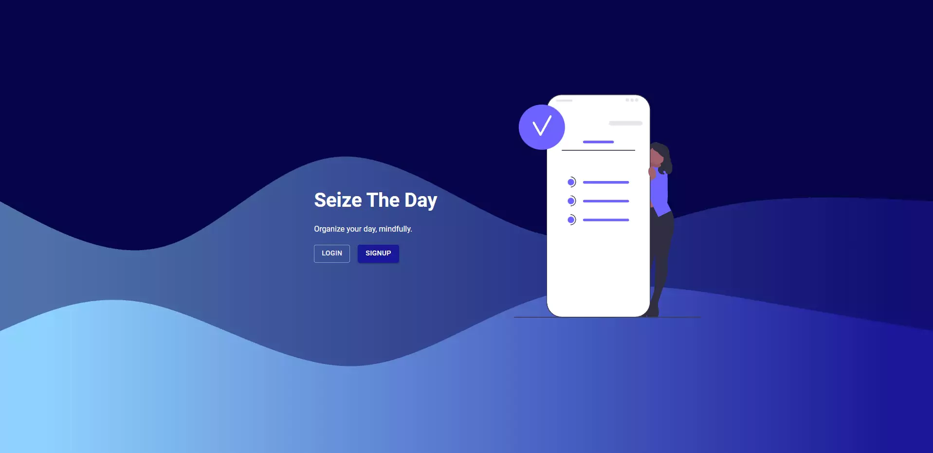 Seize The Day is a task tracking application so that you can organize your day, mindfully.